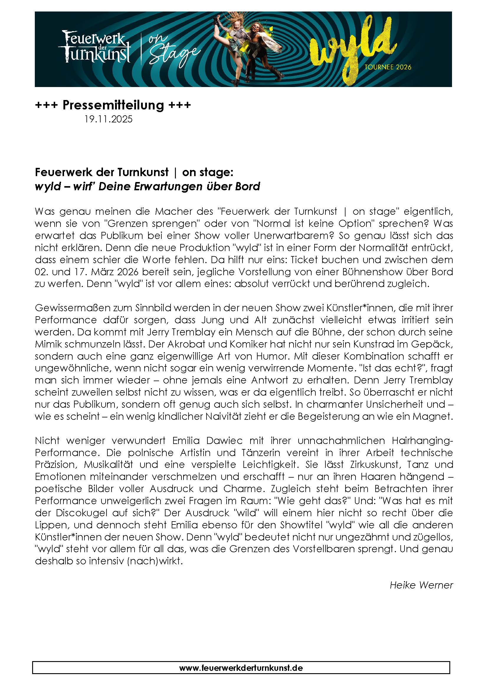 Pressemitteilung vom 19.11.2025