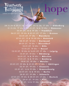 hope tournee 2027 Tourneeplan Übersicht