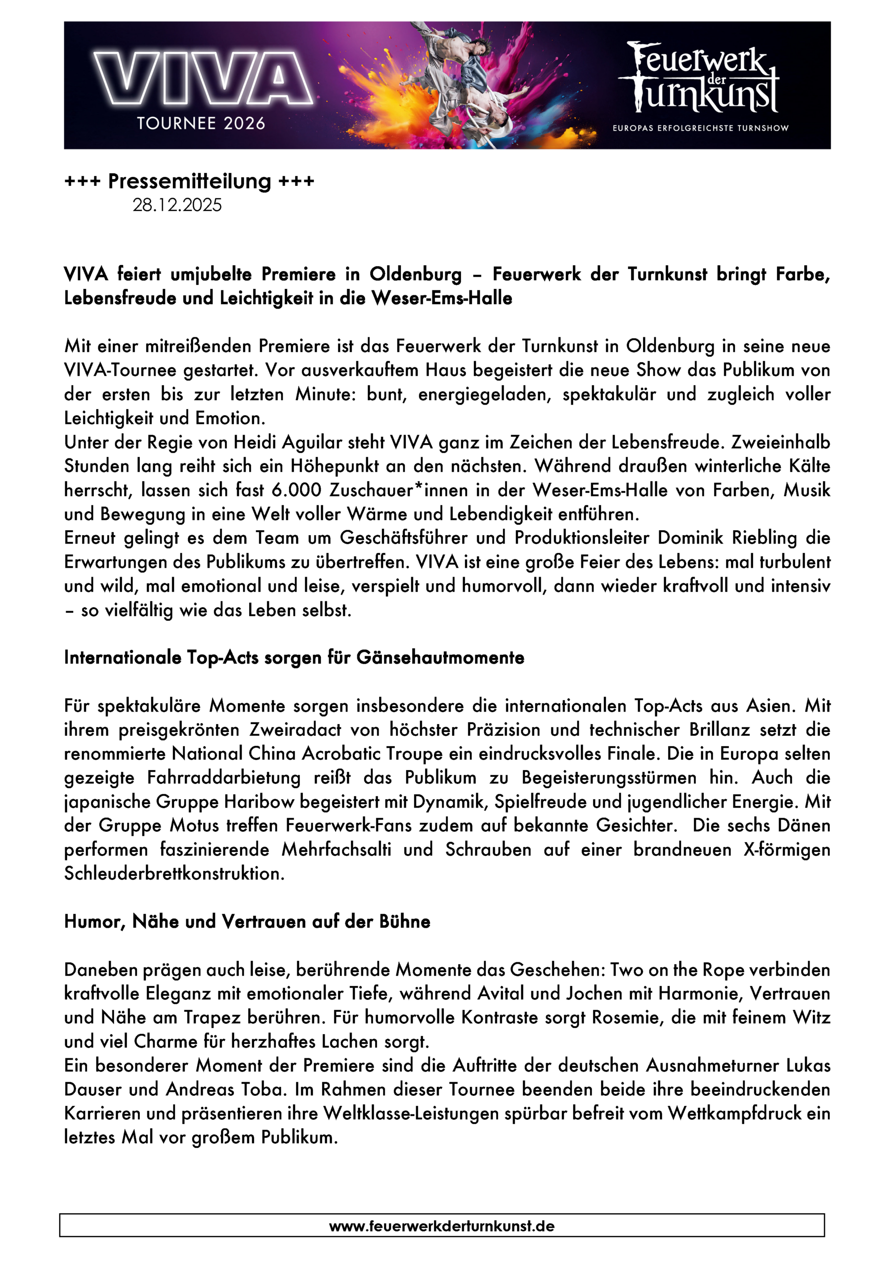 Pressemitteilung vom 28.12.2025